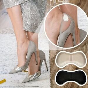 2-Piece Heel Insole Patches – Anti-Wear Heel Protectors with Adhesive Backing